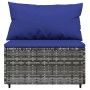 Set de muebles de jardín 3 pzas y cojines ratán sintético gris von , Outdoor-Sofas - Ref: Foro24-319851, Preis: 173,37 €, Rab...