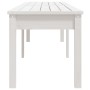 Solid pine wood 2-seater garden bench 203.5x44x45 cm by vidaXL, garden benches - Ref: Foro24-824019, Price: 106,73 €, Discoun...