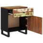Mesita de noche madera reciclada y contrachapada 50x33x60 cm by , Nightstands - Ref: Foro24-350658, Price: 119,66 €, Discount: %