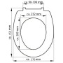 SCHÜTTE Asiento de váter WC WHITE duroplast by , Toilet and bidet seats - Ref: Foro24-425830, Price: 37,68 €, Discount: %