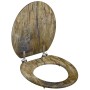 SCHÜTTE Asienro de inodoro SOLID WOOD MDF impreso by , Toilet and bidet seats - Ref: Foro24-435085, Price: 51,01 €, Discount: %