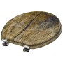 SCHÜTTE Asienro de inodoro SOLID WOOD MDF impreso by , Toilet and bidet seats - Ref: Foro24-435085, Price: 51,01 €, Discount: %