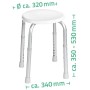 RIDDER Taburete de baño blanco 110 kg A00603101 von , Duschsitze und Bänke - Ref: Foro24-421608, Preis: 53,02 €, Rabatt: %