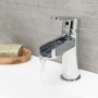 SCHÜTTE Grifo monomando de lavabo con caño en cascada NIAGARA by , Faucets - Ref: Foro24-425795, Price: 75,69 €, Discount: %