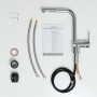 SCHÜTTE Grifo mezclador para fregadero LONDON cromado by , Faucets - Ref: Foro24-425826, Price: 102,58 €, Discount: %
