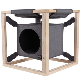 Quapas! Cama para gatos con hamaca Catcube gris M 54x54x54 cm von , Katzenbetten - Ref: Foro24-432081, Preis: 67,12 €, Rabatt: %