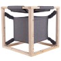Quapas! Cama para gatos con hamaca Catcube gris M 54x54x54 cm de , Camas para gatos - Ref: Foro24-432081, Precio: 63,61 €, De...
