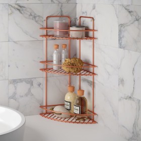 Metaltex Estantería de esquina de ducha de 3 niveles color cobre von , Badewannenablagen - Ref: Foro24-443451, Preis: 48,57 €...