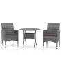 Garden dining set 3 pieces gray synthetic rattan by vidaXL, Garden sets - Ref: Foro24-3058479, Price: 236,45 €, Discount: %