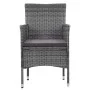 Juego comedor de jardín 3 piezas ratán sintético gris de vidaXL, Conjuntos de jardín - Ref: Foro24-3058479, Precio: 236,42 €,...