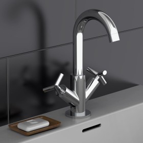 SCHÜTTE Grifo mezclador bimando para lavabo ELIOT cromado von , Wasserhähne - Ref: Foro24-434559, Preis: 99,51 €, Rabatt: %