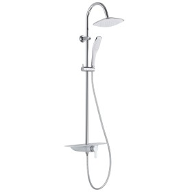 SCHÜTTE Ducha con mezclador monomando y bandeja WATERWAY Cromo-Blanco von , Duschköpfe - Ref: Foro24-435032, Preis: 158,93 €,...