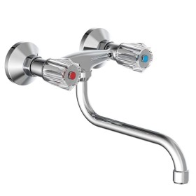 SCHÜTTE Grifo mezclador de lavabo bimando BRILLANT cromo von , Wasserhähne - Ref: Foro24-435070, Preis: 50,65 €, Rabatt: %