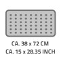 RIDDER Alfombrilla de ducha Zebra blanco y negro 38x72 cm by , Rugs and bath mats - Ref: Foro24-445030, Price: 24,10 €, Disco...