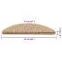 Alfombrilla autoadhesiva escalera 15 uds naranja 56x17x3 cm by , Stair mats - Ref: Foro24-326899, Price: 77,52 €, Discount: %