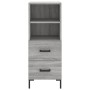 Aparador alto madera contrachapada gris Sonoma 34,5x34x180 cm de , Aparadores - Ref: Foro24-3199303, Precio: 117,20 €, Descue...