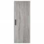 Aparador alto madera contrachapada gris Sonoma 34,5x34x180 cm de , Aparadores - Ref: Foro24-3198927, Precio: 117,21 €, Descue...