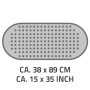 RIDDER Alfombrilla de bañera antideslizante Tecno blanca von , Teppiche und Badematten - Ref: Foro24-433760, Preis: 38,88 €, ...