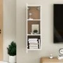 TV-Ständer Sperrholz weiß 30,5x30x90 cm von vidaXL, TV-Möbel - Ref: Foro24-803344, Preis: 51,33 €, Rabatt: %