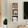 TV-Ständer Sperrholz weiß 30,5x30x90 cm von vidaXL, TV-Möbel - Ref: Foro24-803344, Preis: 52,16 €, Rabatt: %