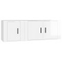 Set de muebles de TV 2 pzas madera contrachapada blanco brillo von , TV-Möbel - Ref: Foro24-3188408, Preis: 83,11 €, Rabatt: %
