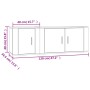 Set de muebles de TV 2 pzas madera contrachapada blanco brillo von , TV-Möbel - Ref: Foro24-3188408, Preis: 83,11 €, Rabatt: %