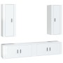 Set de muebles de TV 4 pzas madera contrachapada blanco brillo von , TV-Möbel - Ref: Foro24-3188848, Preis: 267,82 €, Rabatt: %