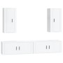 Set de muebles de TV 4 pzas madera contrachapada blanco brillo von , TV-Möbel - Ref: Foro24-3188696, Preis: 254,45 €, Rabatt: %