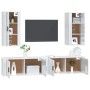 Set de muebles de TV 4 pzas madera contrachapada blanco brillo von , TV-Möbel - Ref: Foro24-3188696, Preis: 254,45 €, Rabatt: %