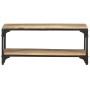 Mesa de centro de madera maciza de mango 90x30x40 cm by , Coffee table - Ref: Foro24-320258, Price: 118,74 €, Discount: %