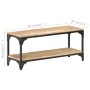 Mesa de centro de madera maciza de mango 90x30x40 cm by , Coffee table - Ref: Foro24-320258, Price: 118,74 €, Discount: %