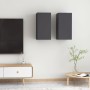 TV-Möbel 2 Stück Sperrholz grau 30,5x30x60 cm von vidaXL, TV-Möbel - Ref: Foro24-803331, Preis: 71,75 €, Rabatt: %