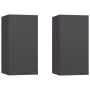 TV furniture 2 units plywood gray 30.5x30x60 cm by vidaXL, TV Furniture - Ref: Foro24-803331, Price: 70,59 €, Discount: %