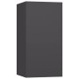 TV-Möbel 2 Stück Sperrholz grau 30,5x30x60 cm von vidaXL, TV-Möbel - Ref: Foro24-803331, Preis: 71,75 €, Rabatt: %