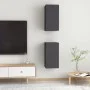 TV-Möbel 2 Stück Sperrholz grau 30,5x30x60 cm von vidaXL, TV-Möbel - Ref: Foro24-803331, Preis: 70,59 €, Rabatt: %