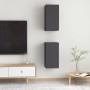 TV-Möbel 2 Stück Sperrholz grau 30,5x30x60 cm von vidaXL, TV-Möbel - Ref: Foro24-803331, Preis: 71,75 €, Rabatt: %