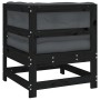 Sofá esquinero con cojines madera maciza de pino negro von , Modulare Sofas für den Außenbereich - Ref: Foro24-825545, Preis:...