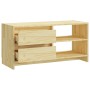 Mueble de TV madera maciza de pino 80x31x39 cm von , TV-Möbel - Ref: Foro24-809894, Preis: 65,17 €, Rabatt: %