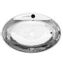 Lavabo con rebosadero 58,5x39x21 cm cerámica plateado von , Sinkt - Ref: Foro24-143475, Preis: 101,22 €, Rabatt: %