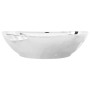 Lavabo con rebosadero 58,5x39x21 cm cerámica plateado von , Sinkt - Ref: Foro24-143475, Preis: 101,22 €, Rabatt: %