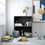 Estantería madera de ingeniería gris 60x24x76 cm by , Bookcases and shelves - Ref: Foro24-800857, Price: 45,87 €, Discount: %