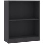 Estantería madera de ingeniería gris 60x24x76 cm by , Bookcases and shelves - Ref: Foro24-800857, Price: 45,87 €, Discount: %