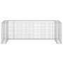 Muro gaviones para contenedor basura galvanizado 325x100x110 cm von , Halterungen für Abfallbehälter - Ref: Foro24-151301, Pr...