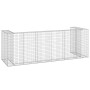 Muro gaviones para contenedor basura galvanizado 325x100x110 cm von , Halterungen für Abfallbehälter - Ref: Foro24-151301, Pr...