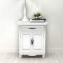 Armario con 2 puertas y 1 cajón madera blanco von , Sideboards - Ref: Foro24-241375, Preis: 178,48 €, Rabatt: %