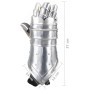 Guanteletes de caballero medieval réplica LARP acero plateado von , Sammelwaffen - Ref: Foro24-286207, Preis: 71,08 €, Rabatt: %