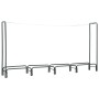 Leñero de acero gris antracita 240x35x120 cm von , Brennholztaschen und -halter - Ref: Foro24-286291, Preis: 75,17 €, Rabatt: %