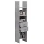 Estantería de madera contrachapada gris hormigón 40x35x180 cm de vidaXL, Librerías y estanterías - Ref: Foro24-803420, Precio...
