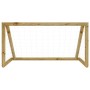 Fußballtor mit imprägniertem Kiefernholznetz 160x80x100 cm von vidaXL, Fußballtore - Ref: Foro24-3059949, Preis: 59,11 €, Rab...