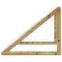 Football goal with pine wood impregnated net 160x80x100 cm by vidaXL, soccer goals - Ref: Foro24-3059949, Price: 60,03 €, Dis...